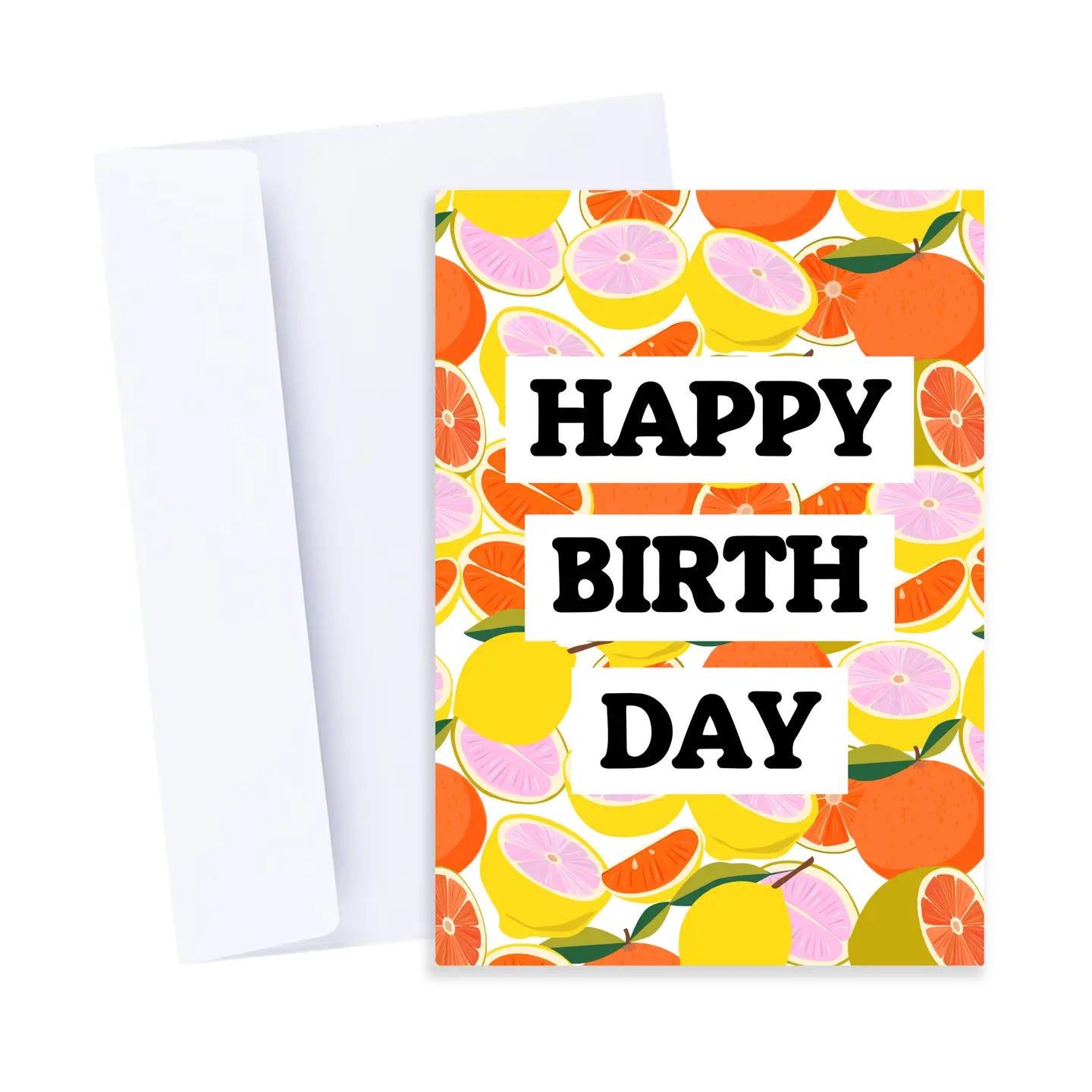 Citrus Birthday Card