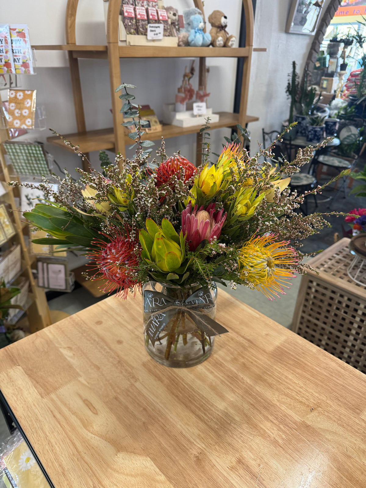 native vase arrangement