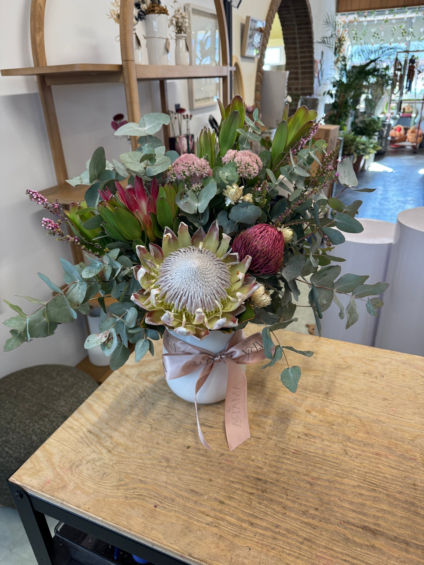 native vase arrangement