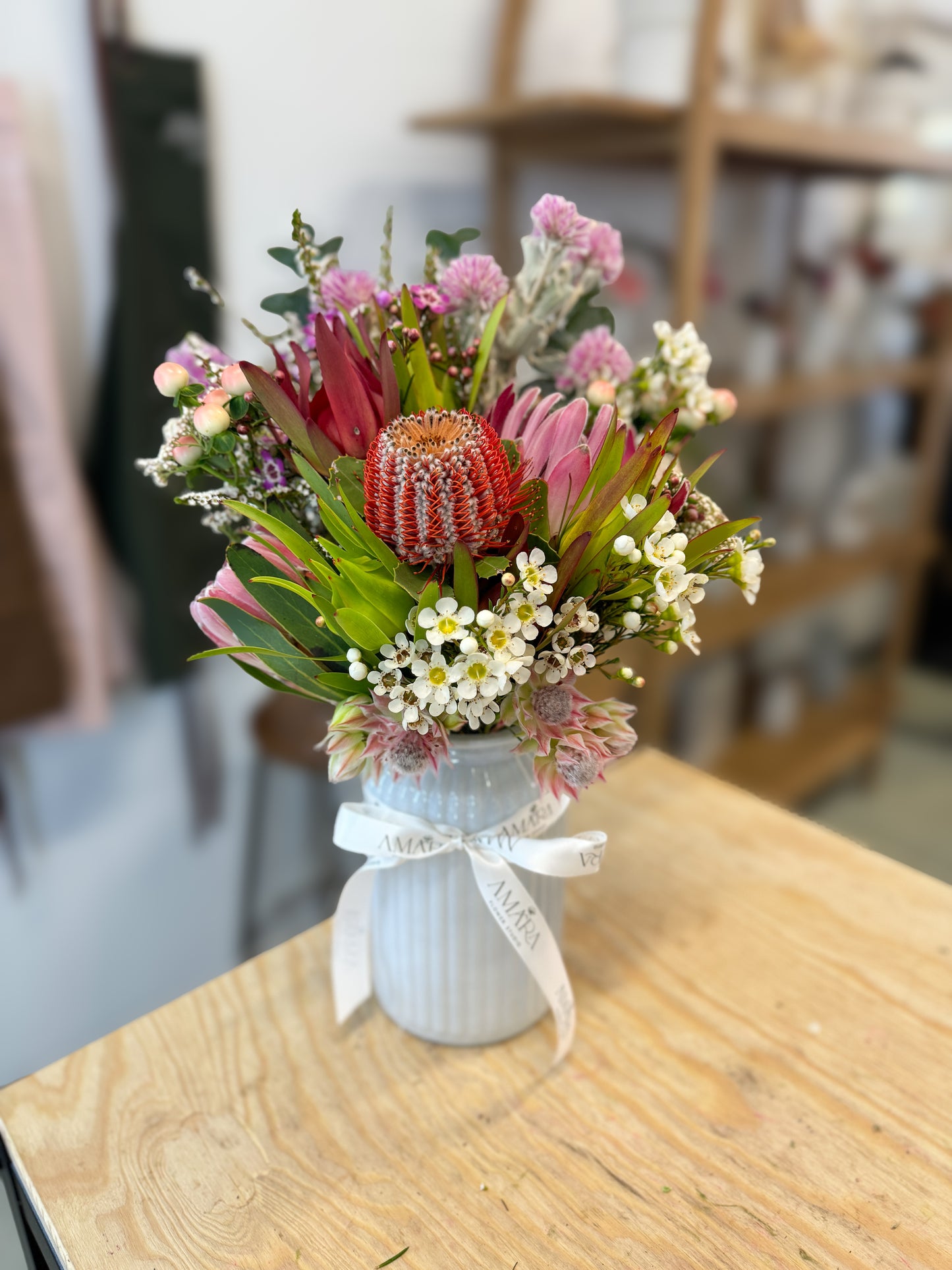 native vase arrangement