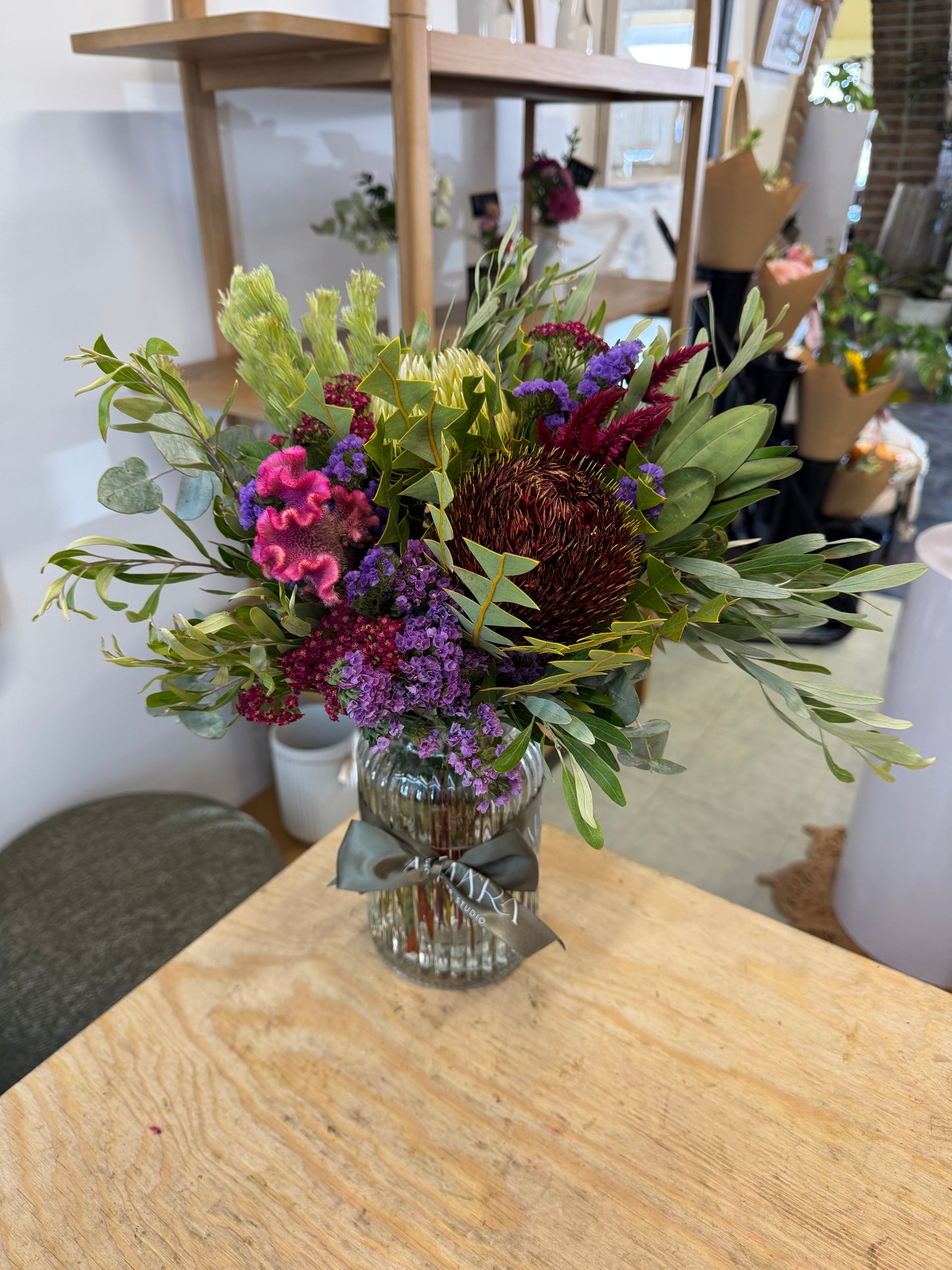 native vase arrangement