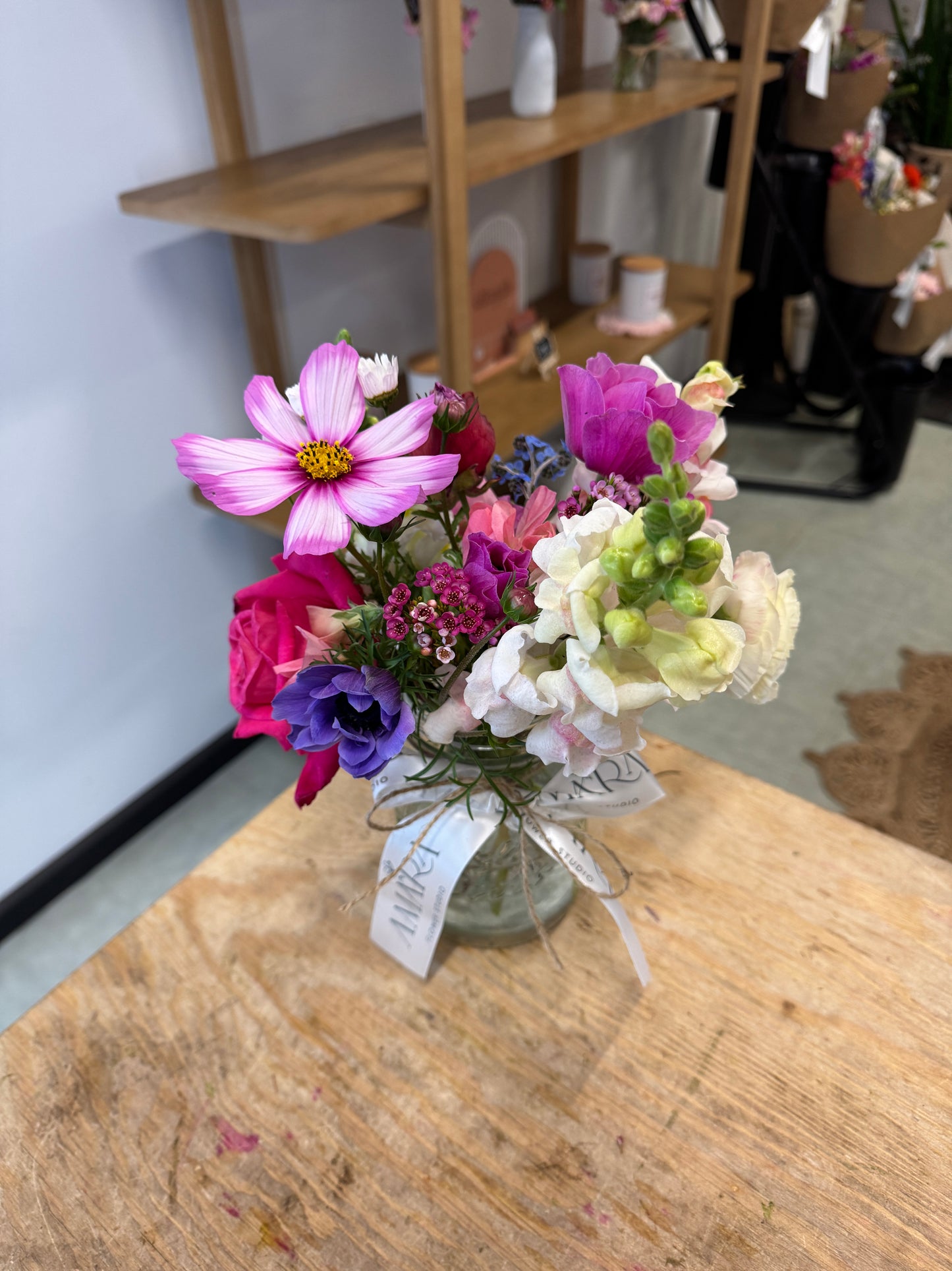 seasonal garden bloom jar