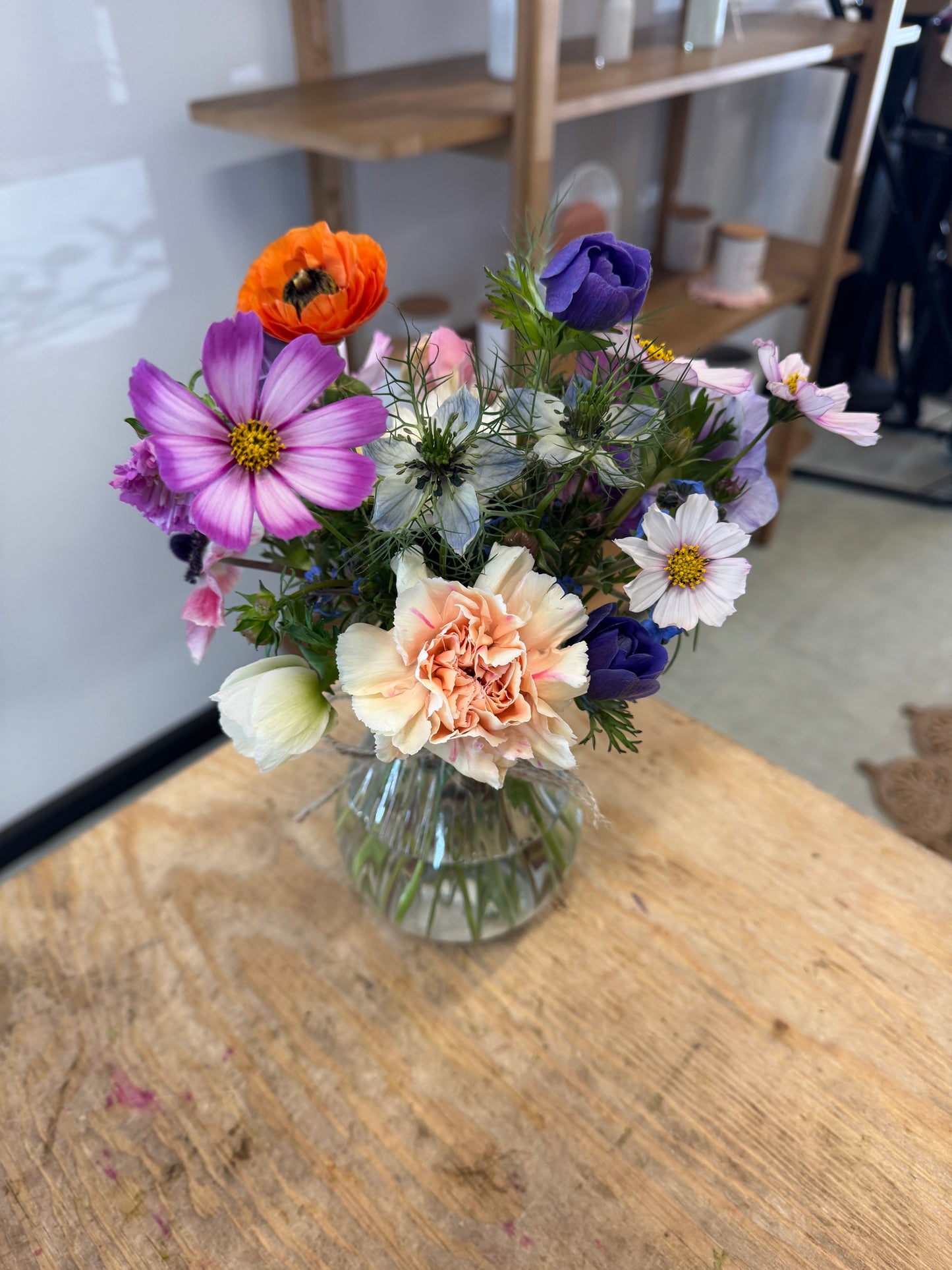 seasonal garden bloom jar