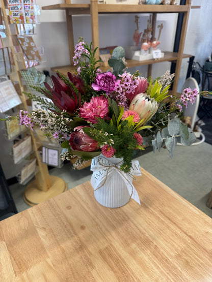 native vase arrangement