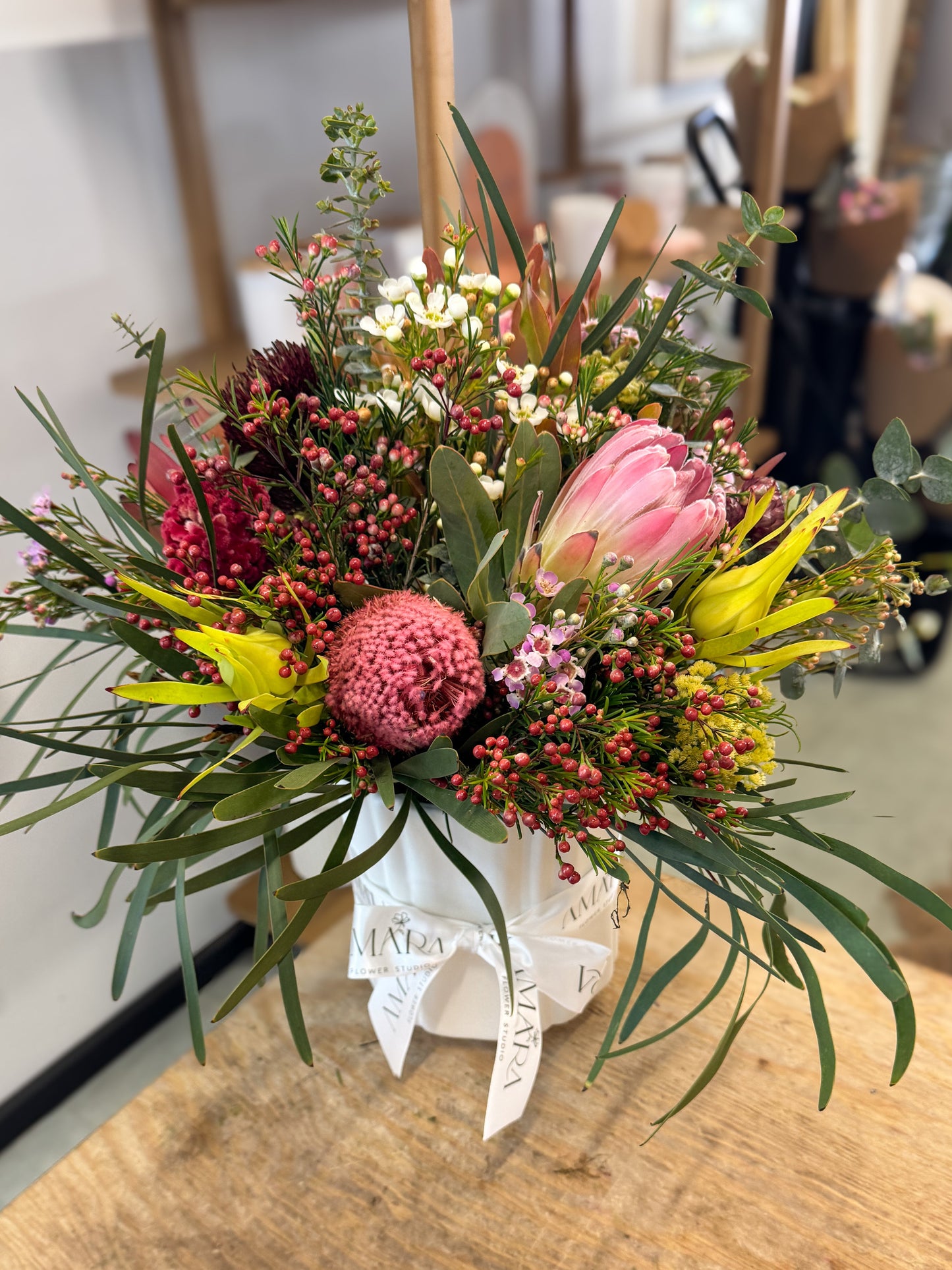 native vase arrangement
