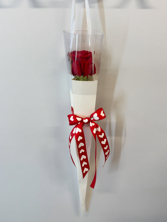 single sweetheart stem - red