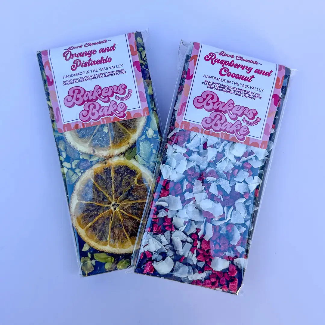 handmade dark chocolate bars