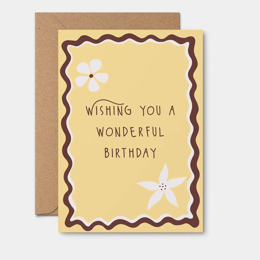 wishing you a wonderful birthday